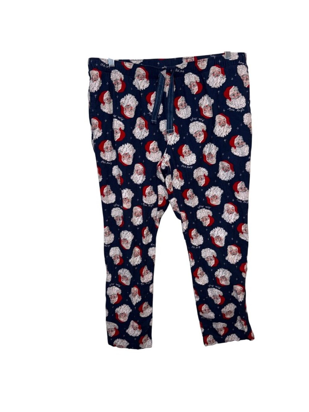 Old Navy Womens Santa Print Pajama Pants XL Cotton